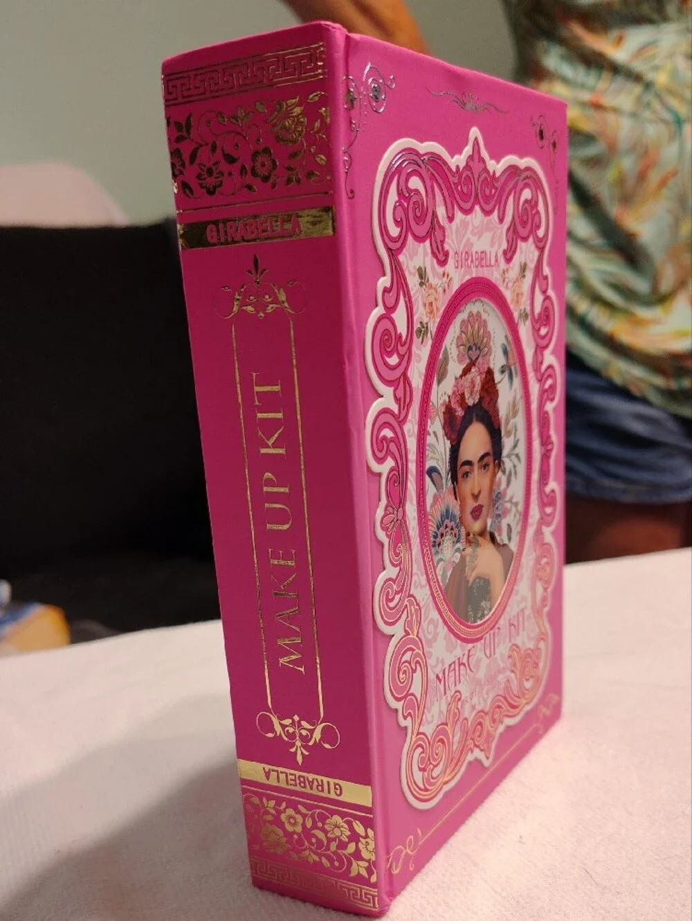 Girabella Pink Frida Kahlo 5-in-1 Makeup Kit Book